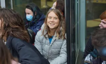 Greta Thunberg attends second climate change protest in London this week