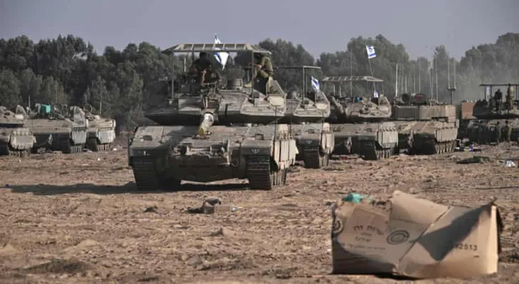 Israeli troops, tanks and bulldozers enter Gaza Strip in night raid