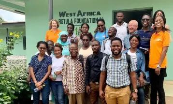 Minister of Health and team visit West African Fistula Foundation in Bo