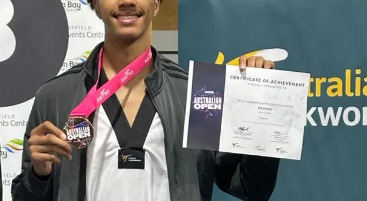 Edward Holland wins bronze medal for Sierra Leone at 2023 African Kyorugi Championships