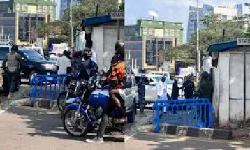 Former President Koroma's Residences in Freetown Secured by Police Barricade