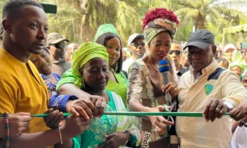 First Lady Fatima Bio Inaugurates Maternal Health Center in Sierra Leone