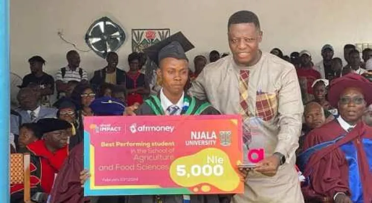 Africell Awards Top Students From Njala University With Cash Prizes