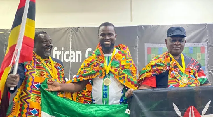 Sierra Leonean Scrabble Player, Emmanuel King, Clinches Gold at All African Games