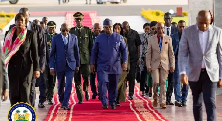 President Bio's Diplomatic Visit: Strengthening African Relations Through Senegal's Inauguration Ceremony