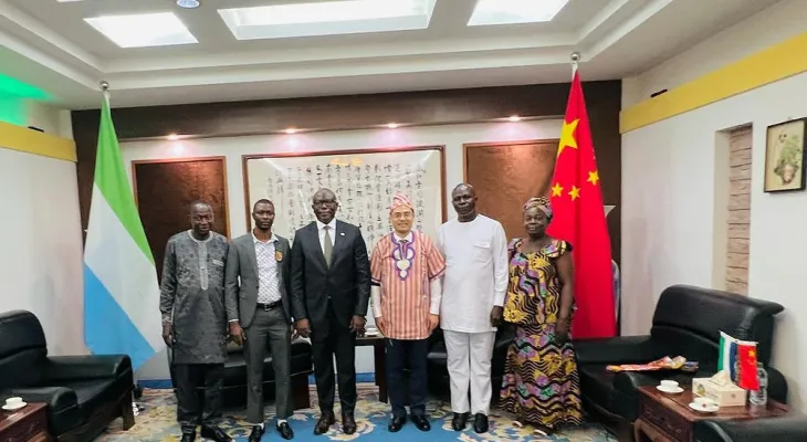 NaCSA Commissioner and Chinese Ambassador Visit Bo Government Secondary School: A Step Towards Social Development