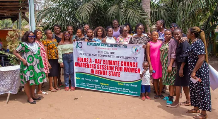 ASJD And Others Host Climate Change Adaptation Training Session For Women And Girls in Kono