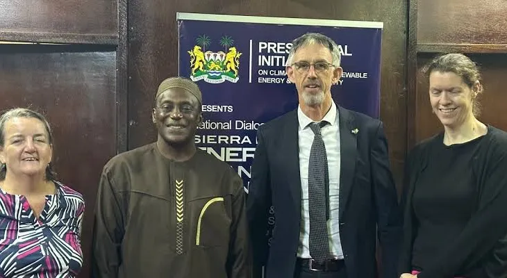 Kandeh Yumkella Hosts Irish Climate Envoy to Boost Clean Cooking and Carbon Financing in Africa