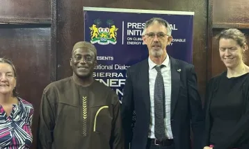 Kandeh Yumkella Hosts Irish Climate Envoy to Boost Clean Cooking and Carbon Financing in Africa