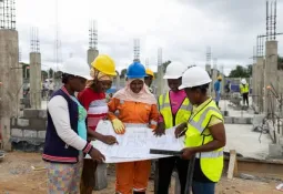Parliamentary Oversight Committee Inspects Maternal Hospital Construction in Kono District