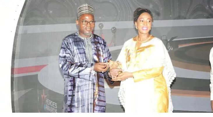 First Lady Fatima Bio Receives 2nd Heroes Award on Behalf of Husband in The Gambia