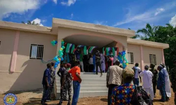 First Lady Fatima Bio Inaugurates New Mosque Construction at UNIMAK with NLe 500,000 Donation