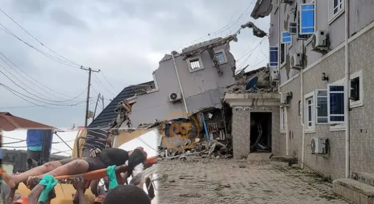 NDMA Evacuates Residents from Collapsing Two-Story Building