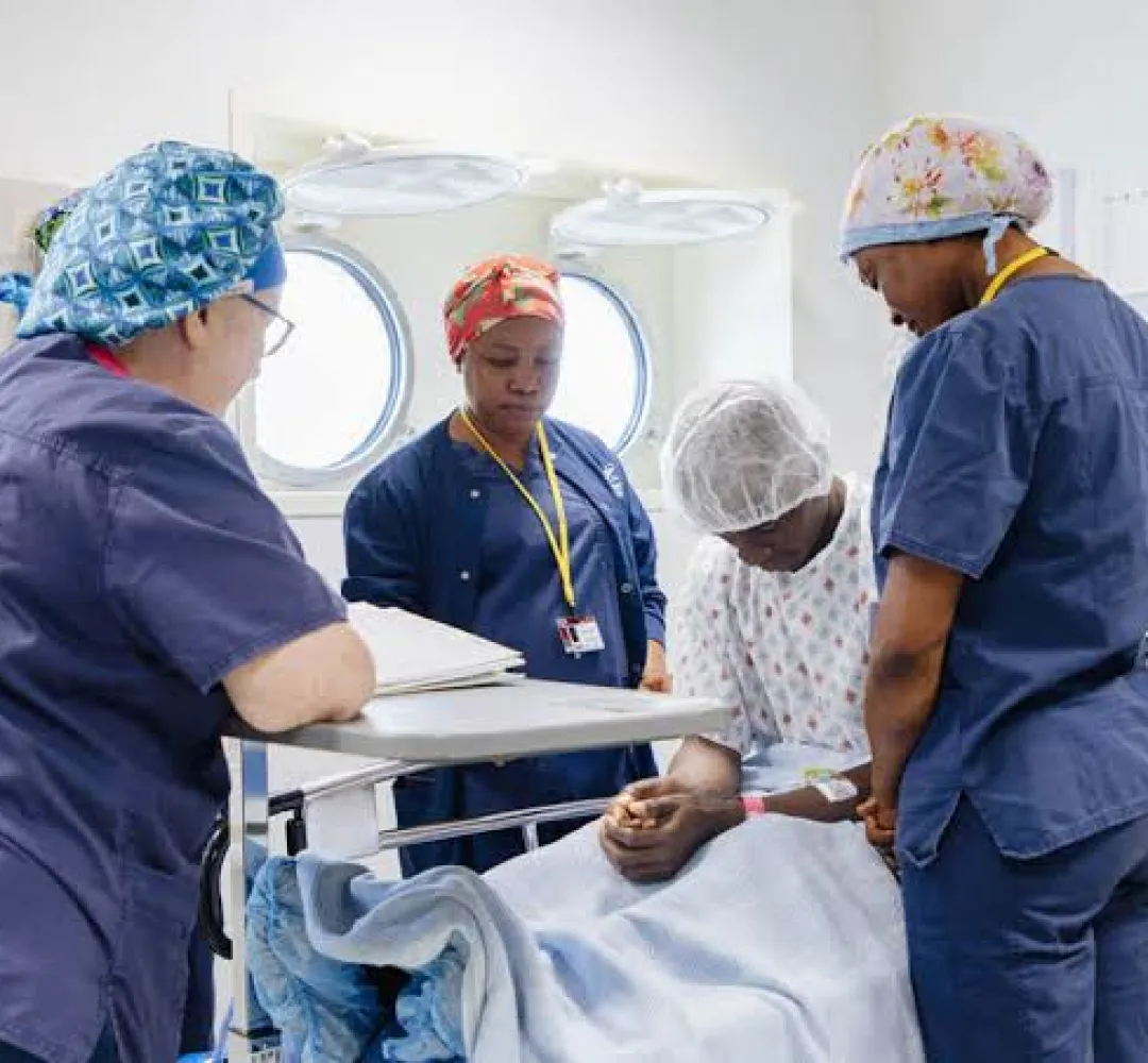 Hospital Ship Anchors in Sierra Leone, Providing Free Surgeries and Medical Training