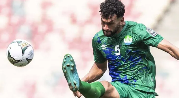 Leone Stars Captain Steven Caulker Leaves Camp Before Final AFCON Qualifier