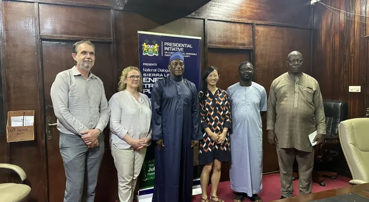 Dr. Yumkella and Energy Delegation Discuss Renewable Solutions with President Bio