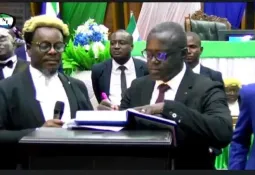 New Officials Take Oath of Office in Sierra Leone