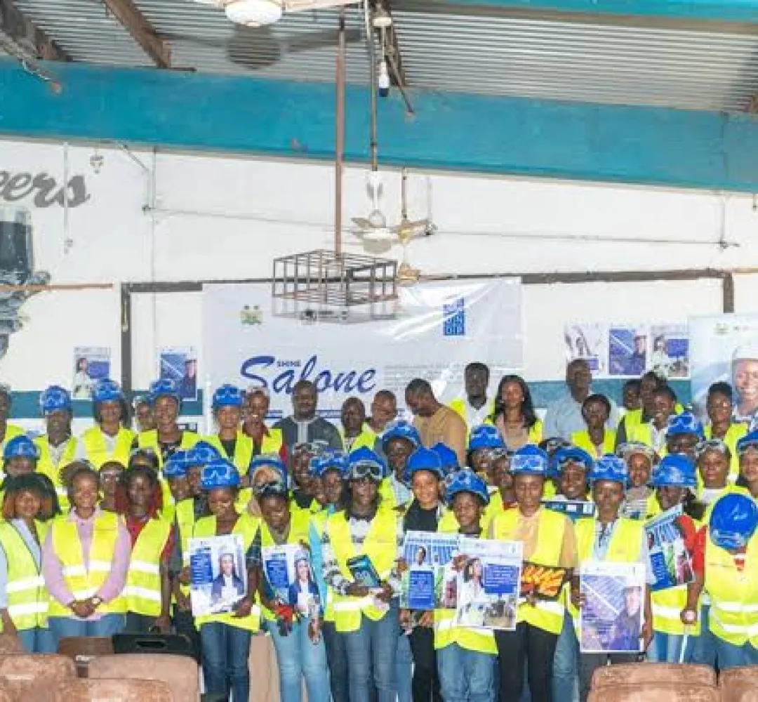 Bright Future for 200 Young Women as UNDP Offers Solar Skills Training in Sierra Leone
