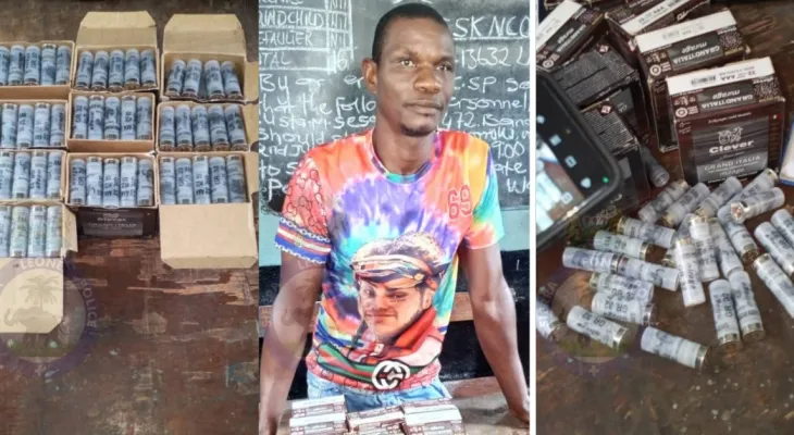 Police Seize 250 Shotgun Cartridges in Port Loko, Search Underway for Owner