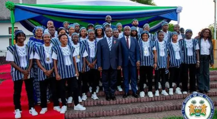 President Bio Celebrates Sierra Leone’s Athletes and Launches Football for Schools Initiative