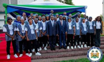 President Bio Celebrates Sierra Leone’s Athletes and Launches Football for Schools Initiative