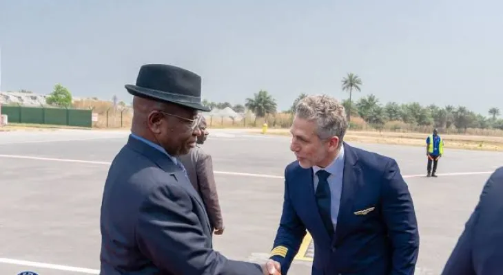 President Bio Touches Down in Accra for Regional Security Talks
