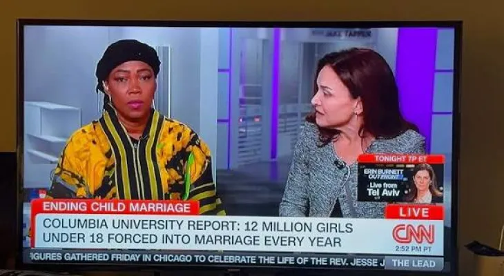Fatima Bio Calls for Global Action to End Child Marriage During CNN Interview