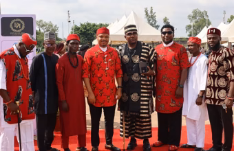 Igbo community members in Abuja taking part in New Yam Festival music, dance and cultural performances