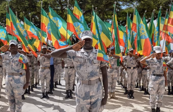 Map or representative image illustrating conflict concerns in northern Ethiopia and the Horn of Africa