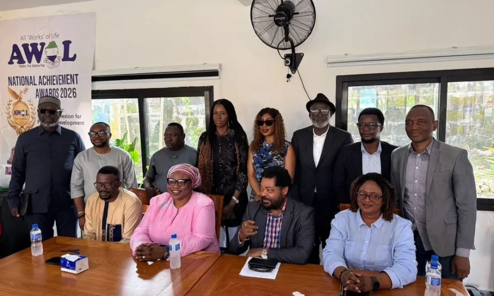 AWOL National Achievement Awards relaunch at Roof Garden on Aberdeen in Freetown