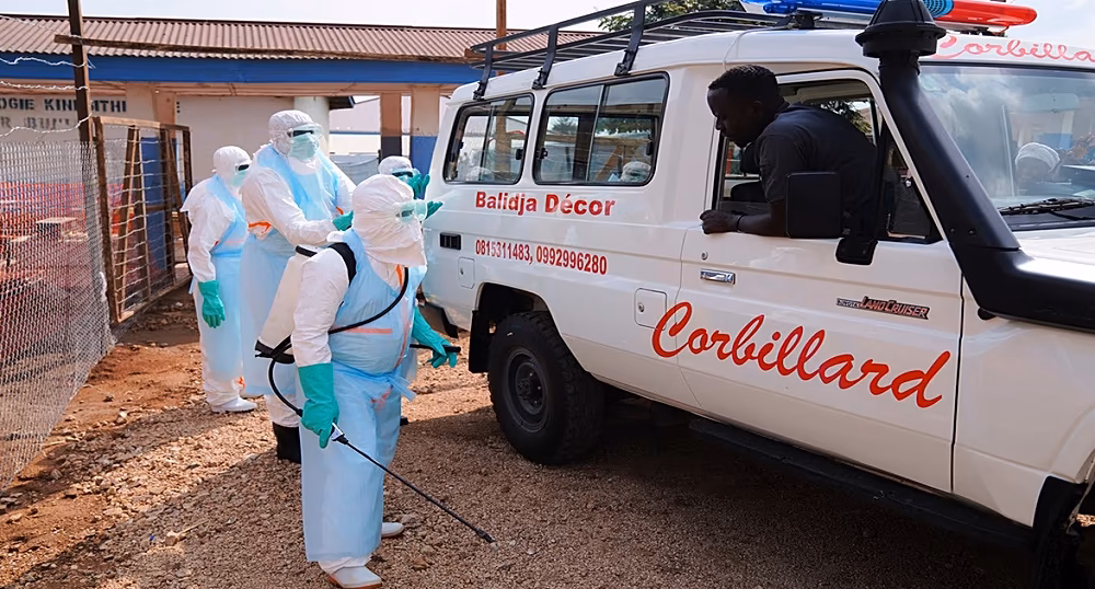Health response activity linked to the Ebola outbreak in DR Congo