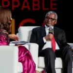 Aliko Dangote speaking during discussions on African industrialisation and investment at Unstoppable Africa 2026 in New York