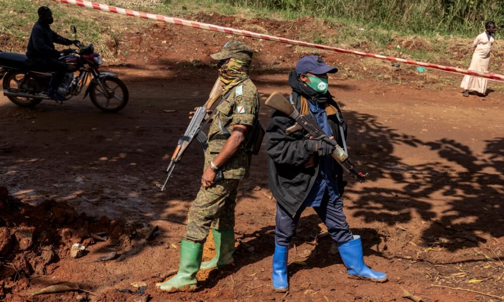 Congolese army plane crash site in Kenge, Kwango province