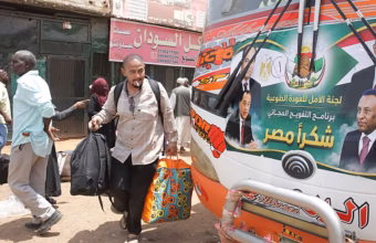 Damaged buildings and streets in Khartoum as residents return to Sudan's capital