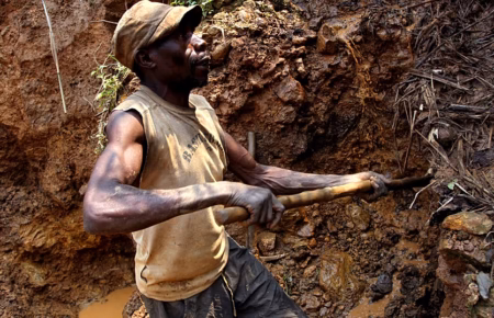 KoBold Metals exploration operations and soil sampling in Manono, southeastern Democratic Republic of Congo