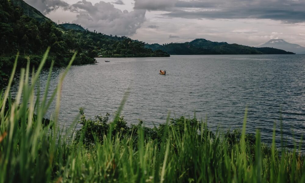 Rescue and recovery efforts after a vessel capsized on Lake Kivu near Idjwi Island