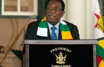 Zimbabwean President Emmerson Mnangagwa delivering his State of the Nation Address at Parliament in Mount Hampden