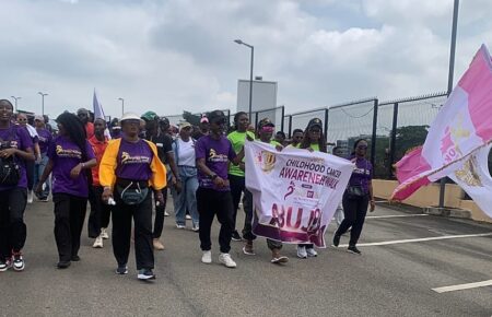 Participants at the Okapi Children Cancer Walk 2026 in Abuja