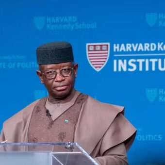 President Julius Maada Bio associated with a keynote address at Harvard Kennedy School
