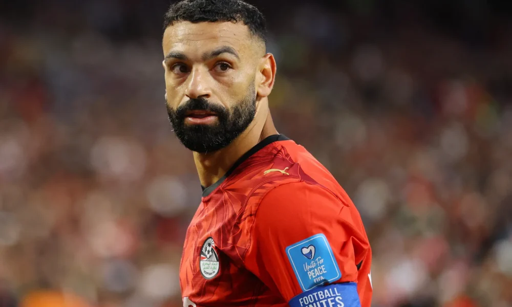 Mohamed Salah during Egypt’s Africa Cup of Nations qualifying campaign