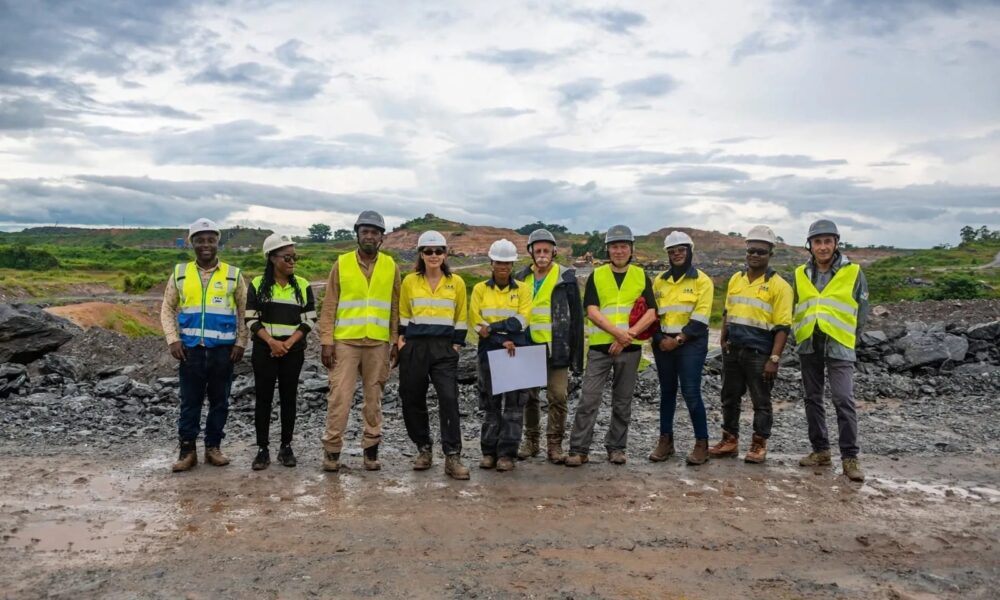 Geoscientists preparing for field training on geohazards and mine environmental management in Sierra Leone