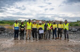 Geoscientists preparing for field training on geohazards and mine environmental management in Sierra Leone