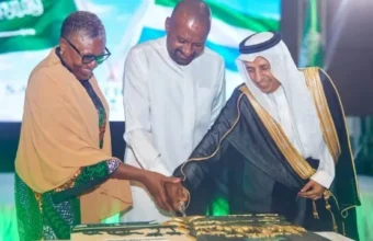 Vice President Mohamed Juldeh Jalloh attends Saudi Arabia’s 96th National Day celebration at the Radisson Blu Hotel in Freetown