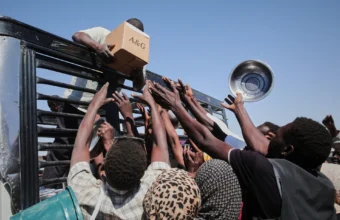 A representation of Sudan’s war-driven food and humanitarian crisis