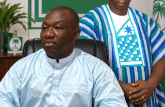 Hon. Alhaji Musa Tarawally during a political engagement