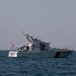 Sea-Watch rescue ship Aurora involved in a migrant rescue operation in the central Mediterranean