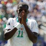Patrick Vieira during his first match as Senegal coach against Mozambique