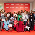 Technology fellows presenting products at Yango’s Pan-African Fellowship Pitch Day in Abidjan