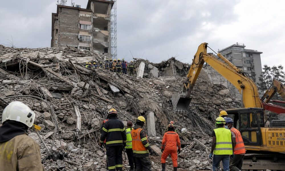 16-Storey Building Collapses in Nairobi, Raising Fears of Trapped People