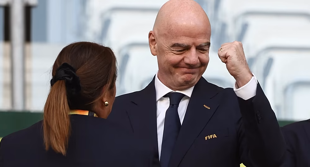 Gianni Infantino during a football event